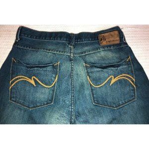 MENS VINTAGE COLT ASHTON JEANS 34X28 EMBROIDERED POCKETS MEDIUM BLUE NICE pants